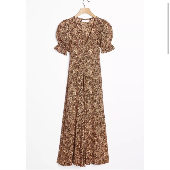 Faithfull Maggie Midi dress in Charlie Leopard - Picture 11 of 14